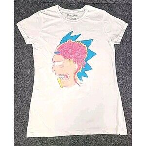 NWOT Rick and Morty LootWear Rick's Brain T-Shirt Size L Women's
